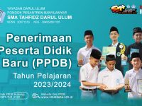 PPDB SMA Tahfidz Darul Ulum Tahun Pelajaran 2023/2024